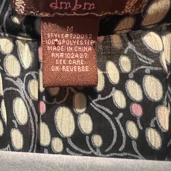 Elegant Multicolor Long Sleeve Top - Picture 3 of 3